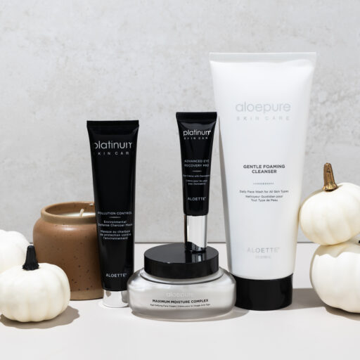 Gentle Foaming Cleanser, Maximum moisture complex, Advanced Eye Recovery Pro, Pollution Control.halloween propping.cream textured-Edit- 300dpi.jpg